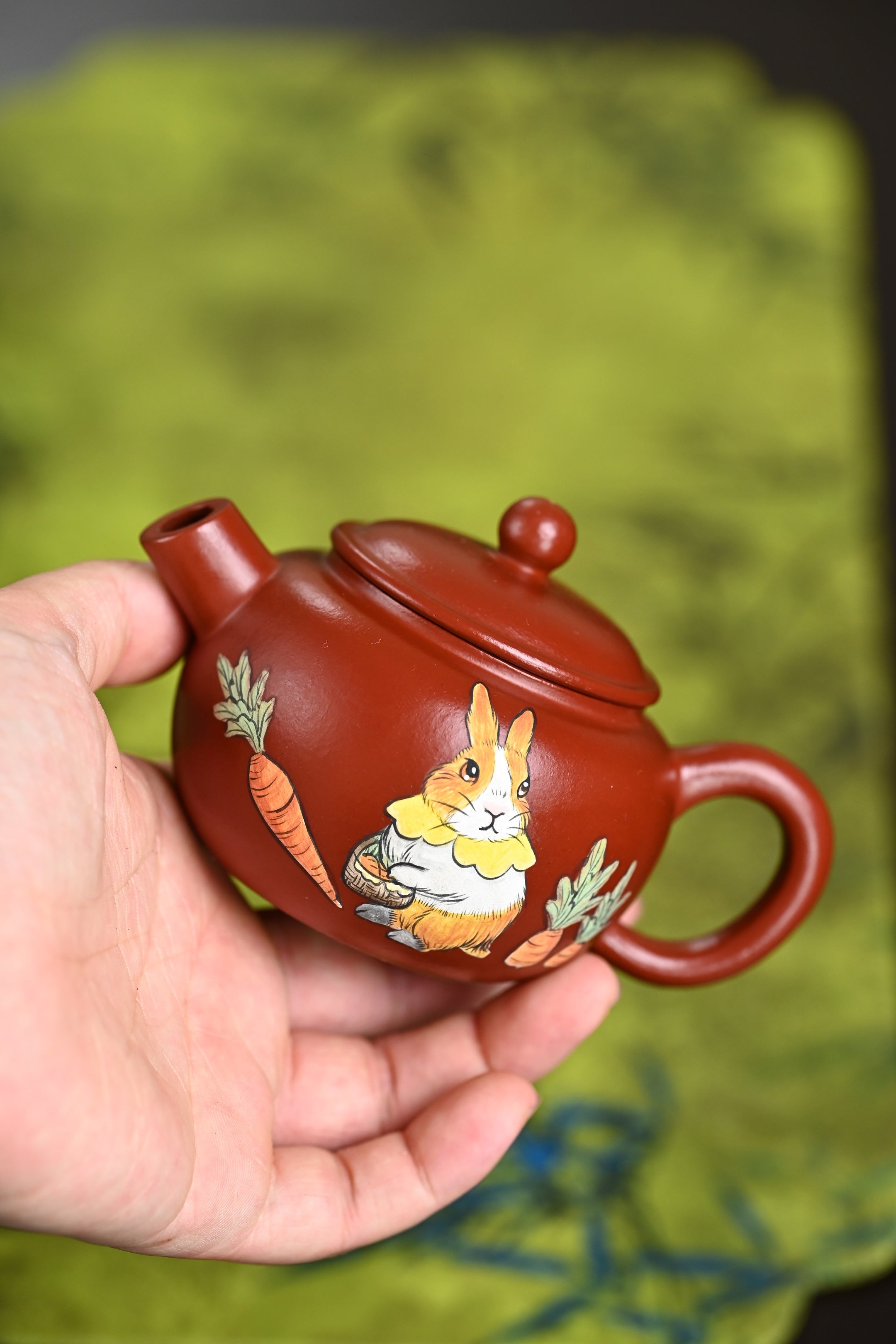 新品· 『巨轮』 极品皱皮朱泥·容量130cc·7孔出水·王老师（国家级工艺美术师）