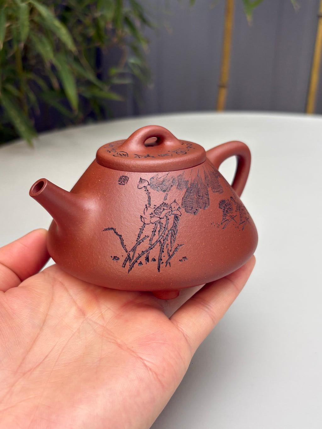 宏林山水·礼藏天下｜陈宏林大师传世巅峰臻品【子冶石瓢壶】原矿极品底槽清·220cc