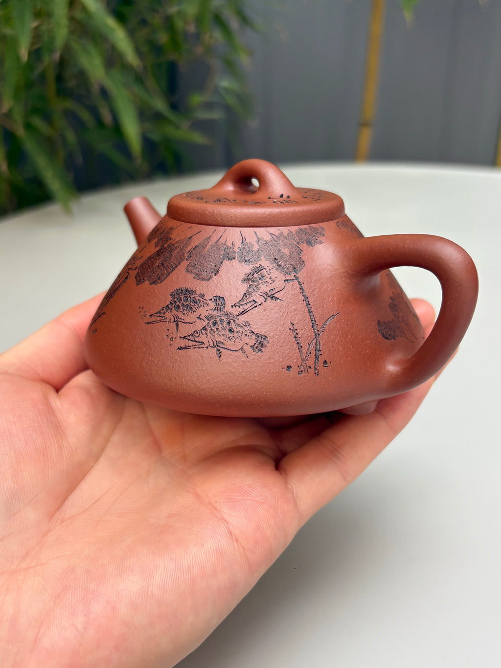 宏林山水·礼藏天下｜陈宏林大师传世巅峰臻品【子冶石瓢壶】原矿极品底槽清·220cc