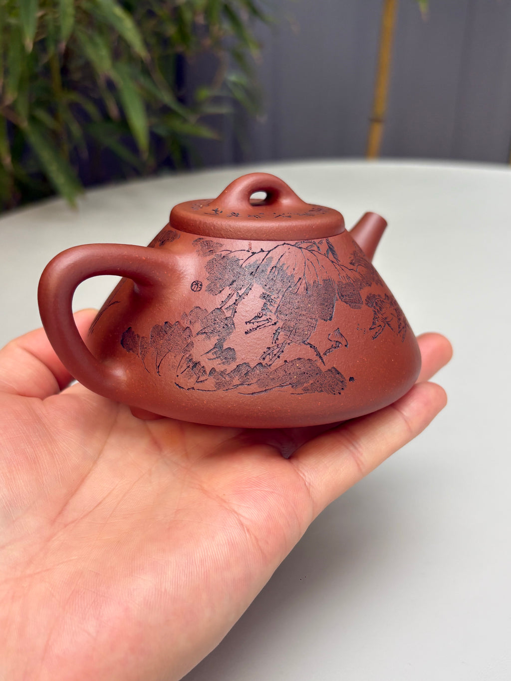 宏林山水·礼藏天下｜陈宏林大师传世巅峰臻品【子冶石瓢壶】原矿极品底槽清·220cc
