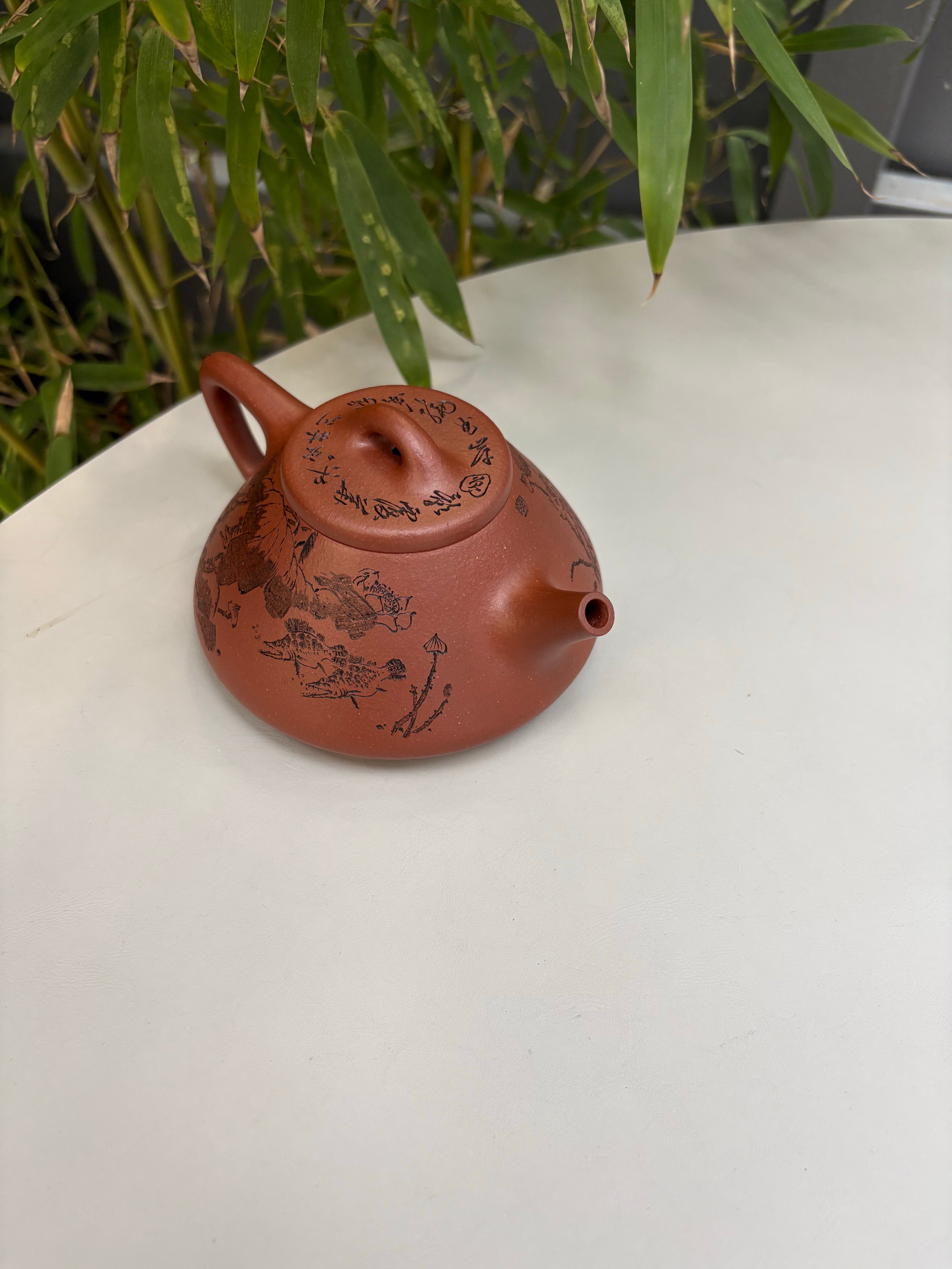 宏林山水·礼藏天下｜陈宏林大师传世巅峰臻品【子冶石瓢壶】原矿极品底槽清·220cc