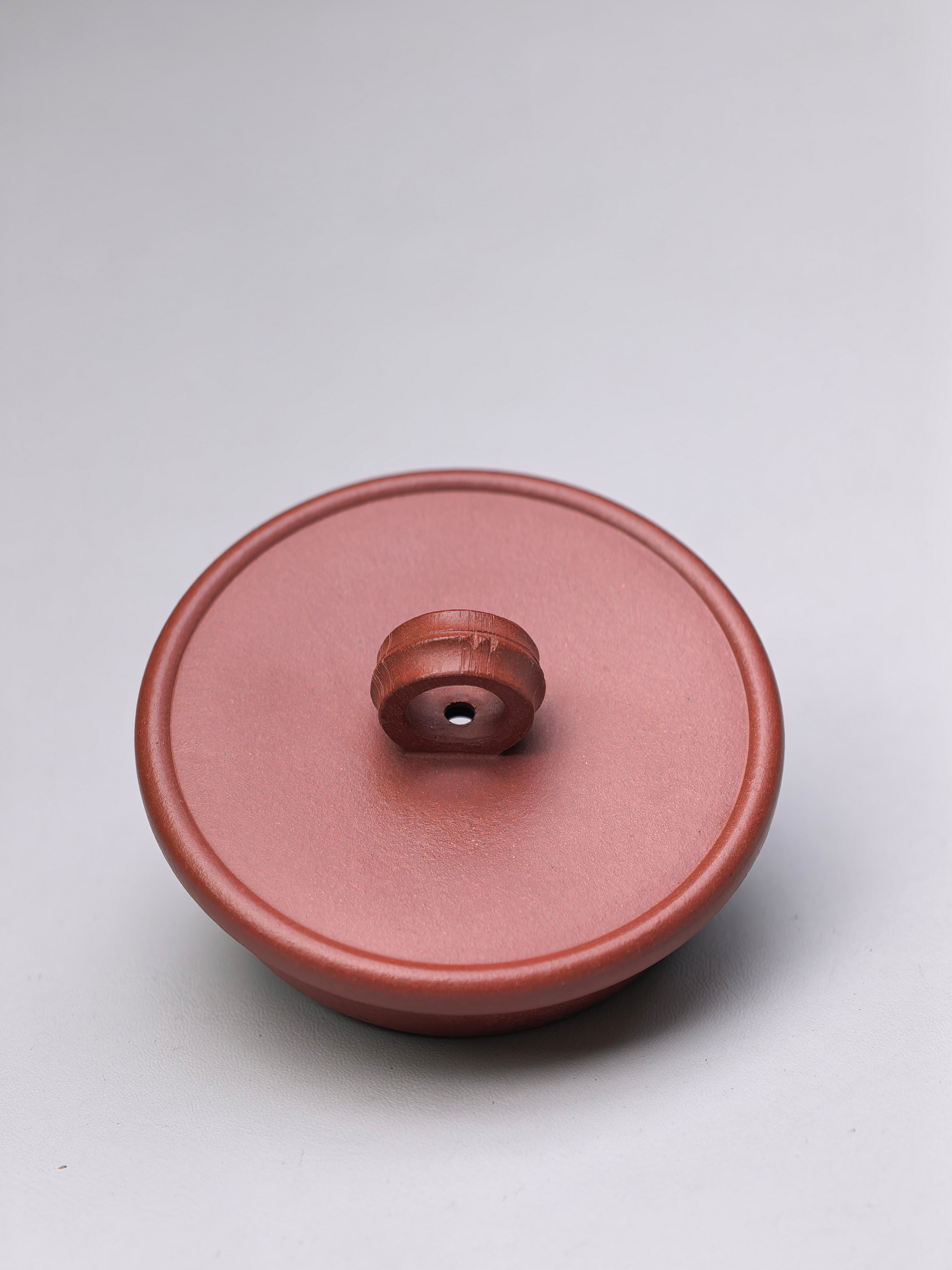 紫砂界彩刻山水标杆·李峰大师｜恭王府馆藏臻品《节节高升壶》原矿优质底槽清·260cc