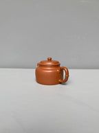 范泽锋大师高徒·省大师邱爽紫砂潜力重器【竹节德钟壶】原矿优质金降坡·230cc
