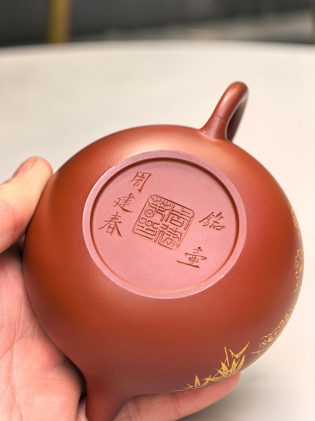 【重磅臻藏·礼藏首选】周建春大师扛鼎之作《仿古壶》原矿优质大红袍·160cc