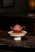 【高虚扁】 制壶：周彬 （国家级工艺美术员） 泥料：原矿紫泥 容量：220cc