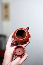 【筋纹西施】 制壶：范俊华（国家级工艺美术师） 泥料：原矿朱泥 容量：175cc