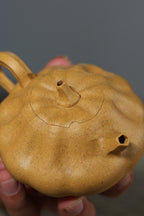 【小南瓜】 制壶：李卢春（国家级工艺美术师） 泥料：原矿段泥 容量：200cc
