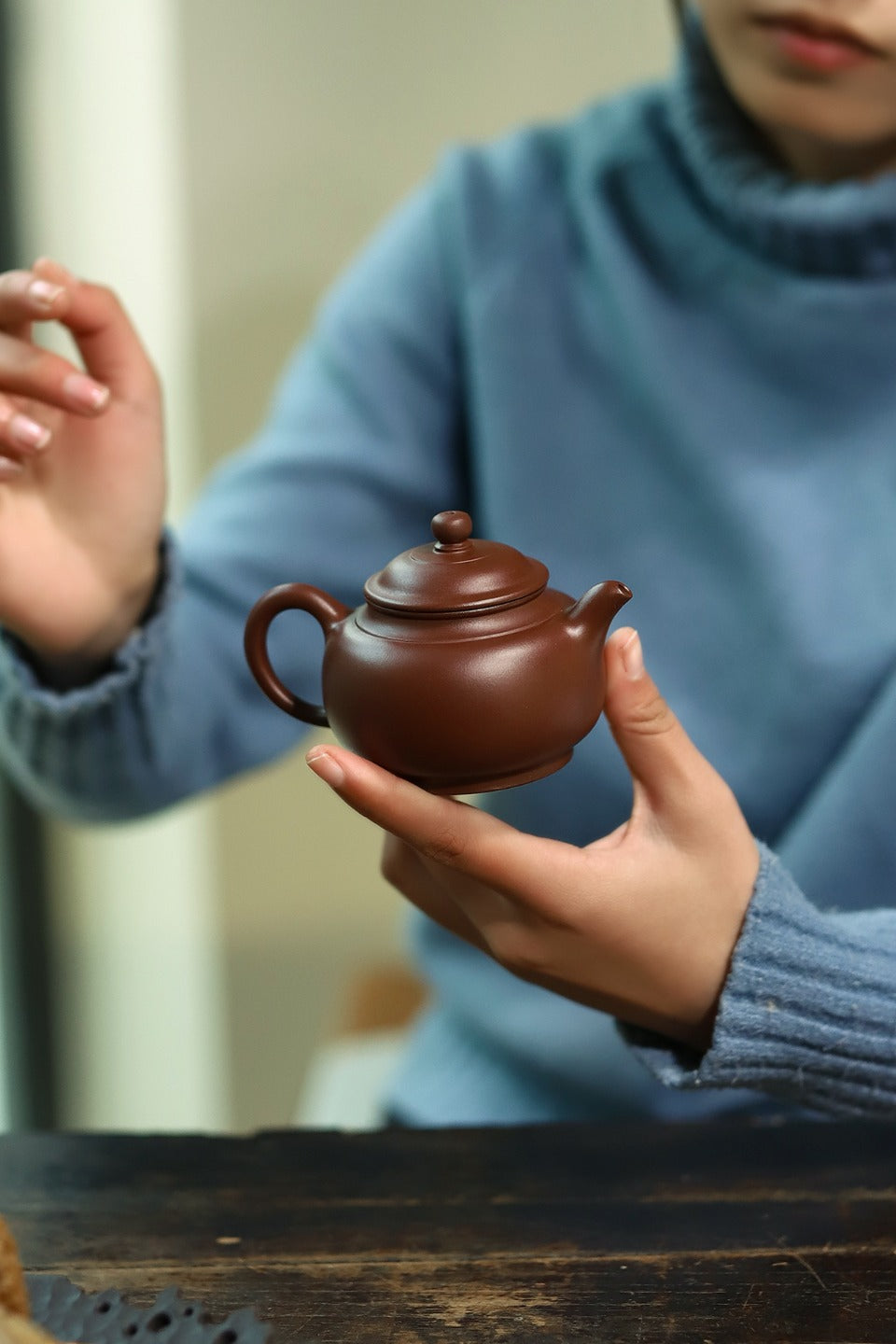【大德】 制壶：范俊华（国家级工艺美术师）原矿紫泥 容量：150cc