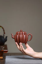 【葵菱】 制壶：范林强 （国家级助理工艺美术师） 泥料：原矿调砂紫泥 160cc