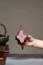 【葵菱】 制壶：范林强 （国家级助理工艺美术师） 泥料：原矿调砂紫泥 160cc