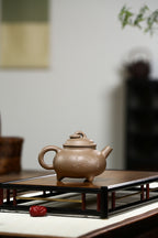 【三足容天】 制壶：陈晔（国家级工艺美术师） 泥料：原矿青段泥 容量：200cc - ZishaTeapotChina
