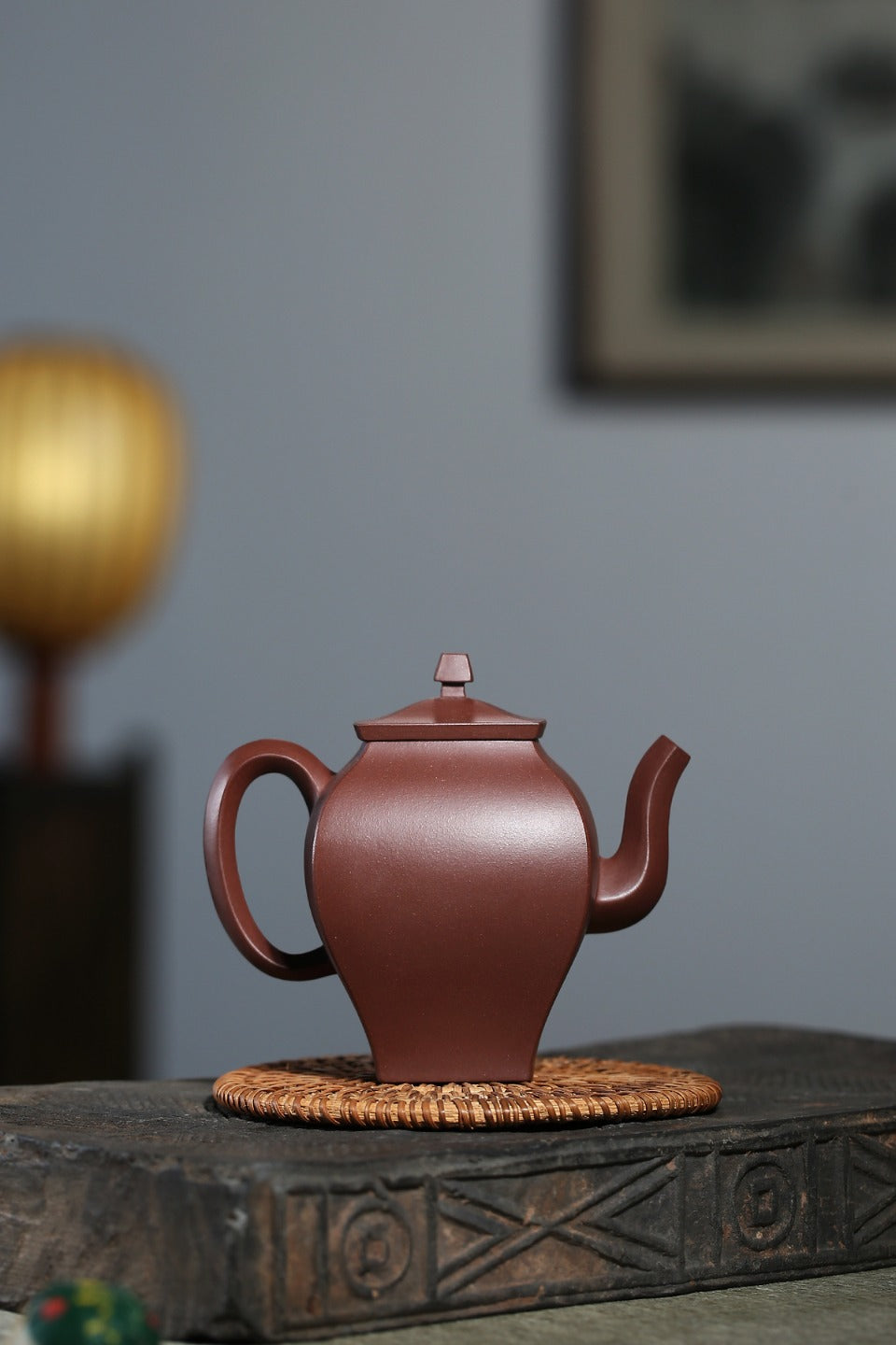 【玉婷套组】 制壶：范林强（国家级助理工艺美术师） 泥料：原矿紫泥 容量：250cc