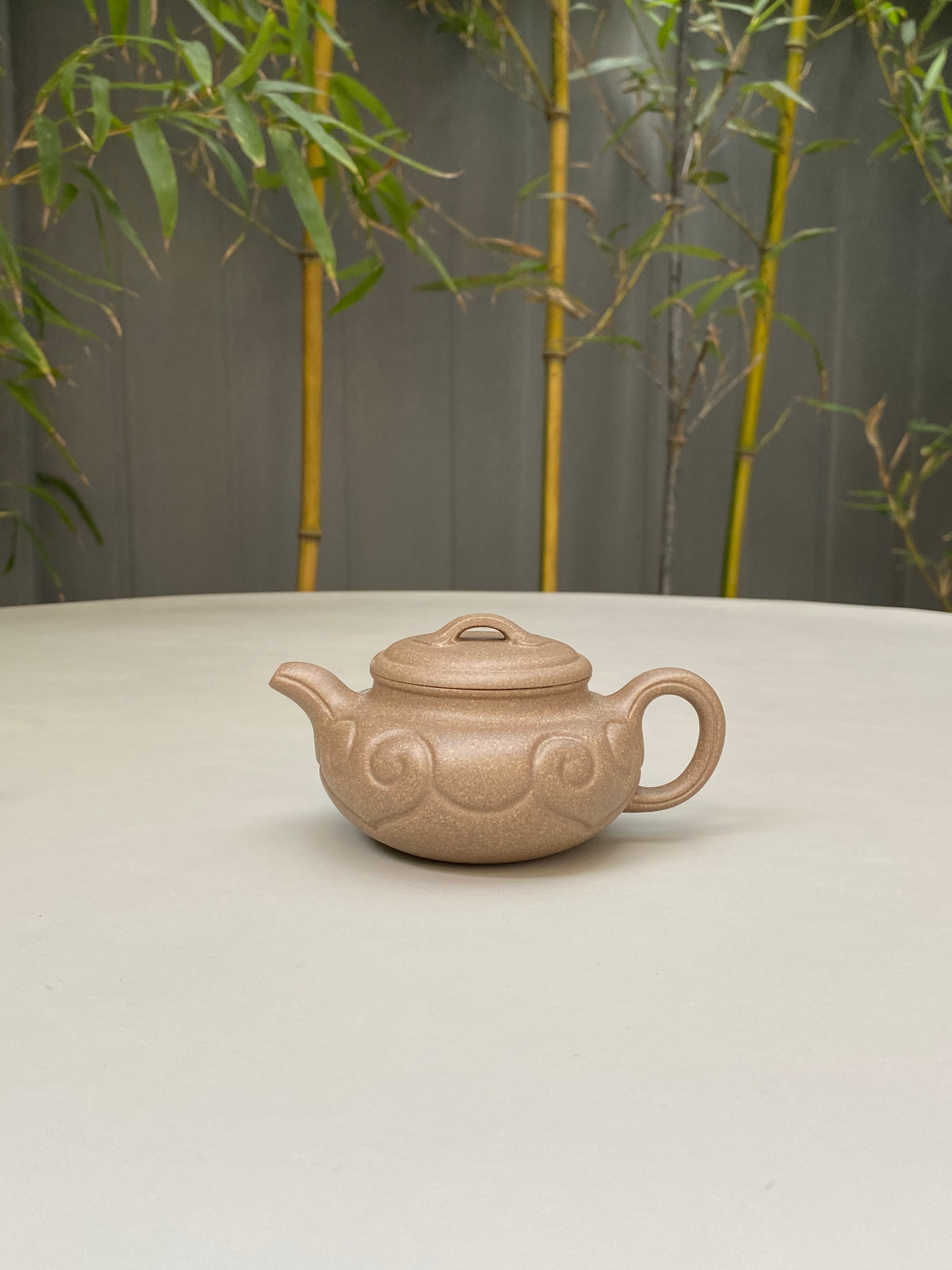 新品 仿古如意壶｜实用小品茶器原矿极品青段泥·120cc 著名紫砂艺人 路遥 精制