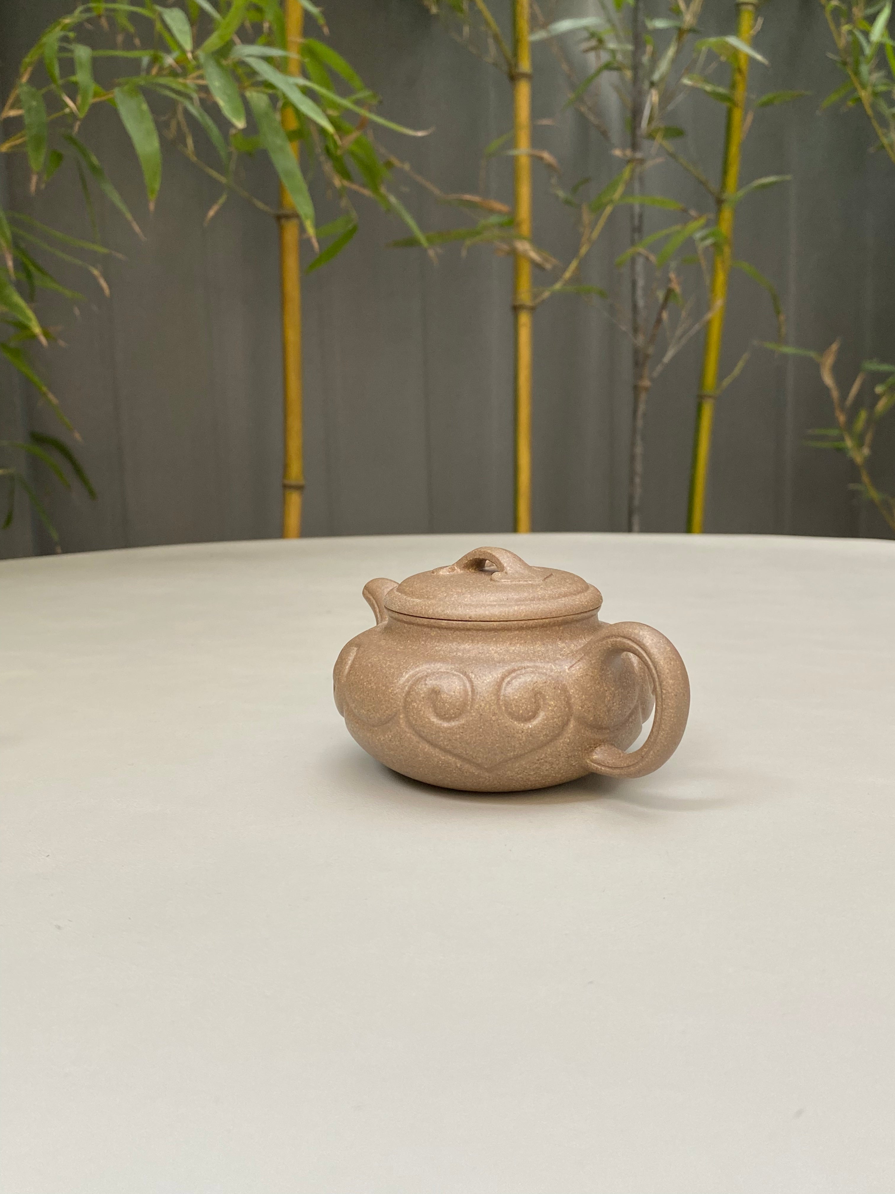 新品 仿古如意壶｜实用小品茶器原矿极品青段泥·120cc 著名紫砂艺人 路遥 精制