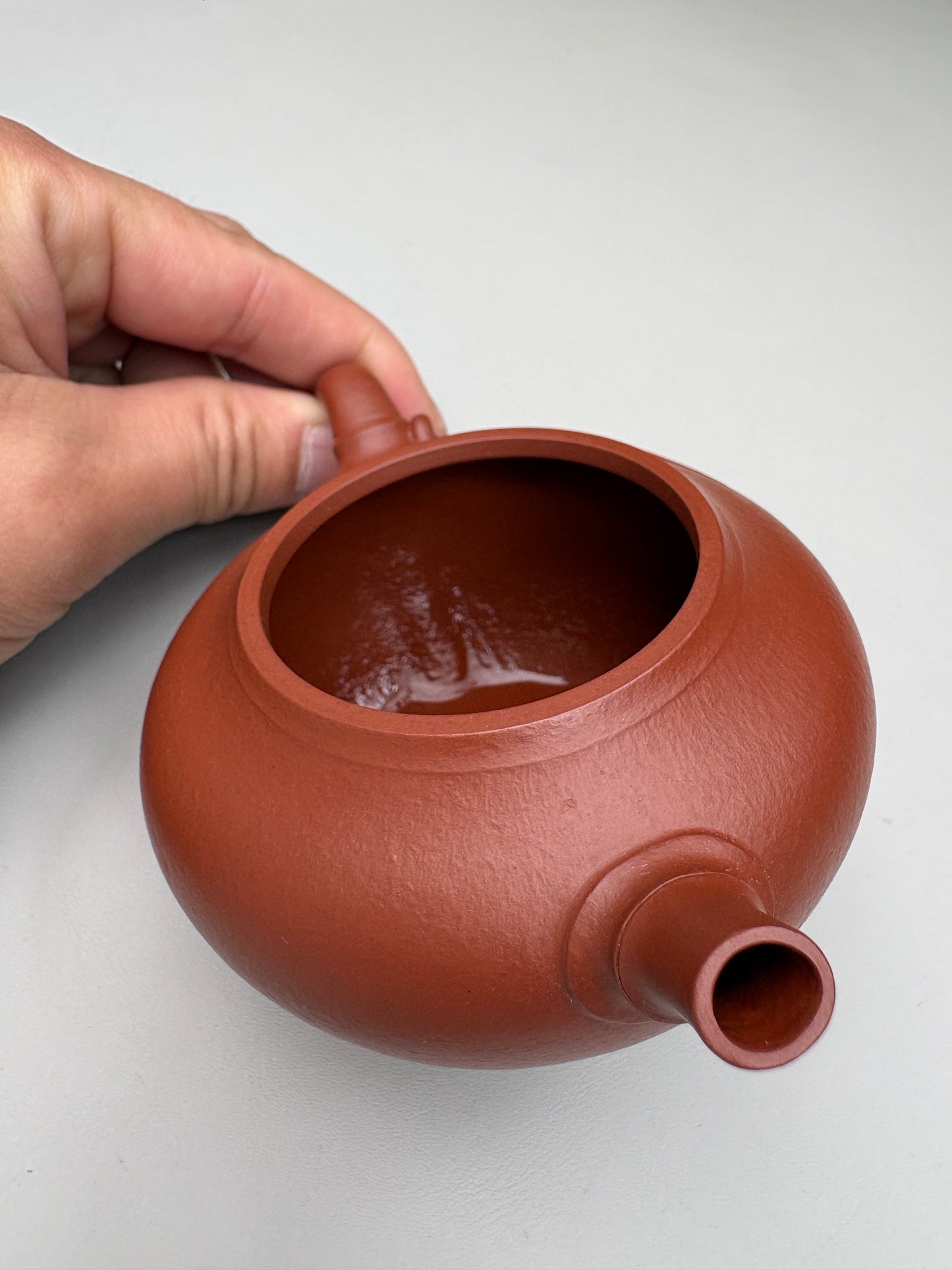 陈真藏品·真工妙造 紫砂界原创仿生花器佼佼者·巅峰之作《竹逸壶》原矿极品朱泥·180cc