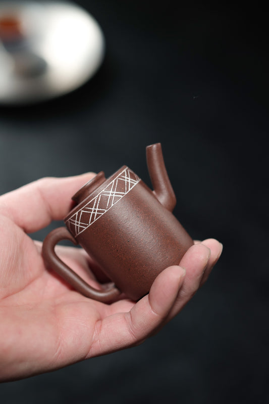 慕古汲直 | 【慕古设计款 优质紫泥·半手工 ·传统手制·60cc·民间实力派作品】