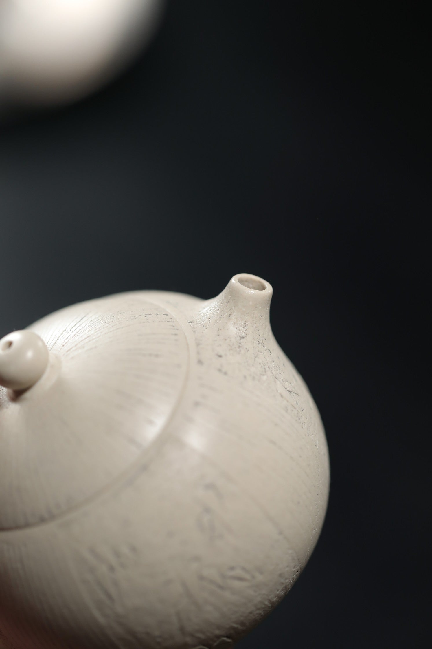 西施壶 | 【优质白玉段 110cc 手制 民间实力派作品 设计款 全手工陶刻】原创设计款
