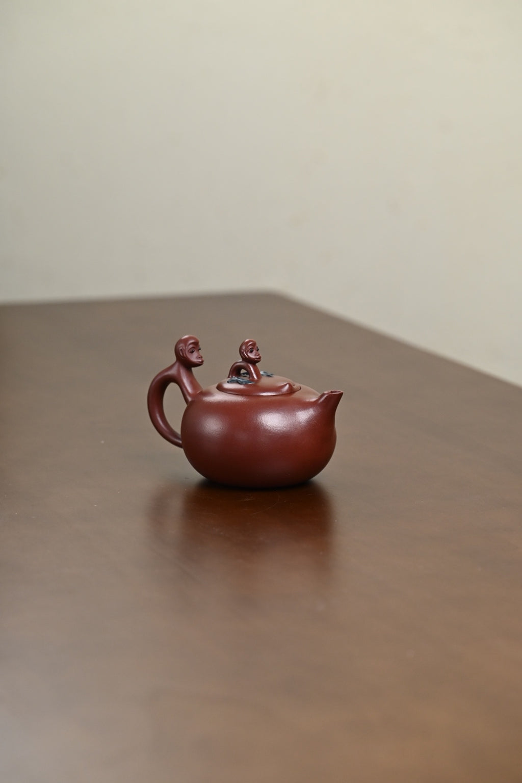 双研高 『母子情深』 一厂老紫泥·容量250cc·9孔出水·王岳龄·国家级正高级工艺美术师