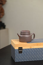 Shuangyan High "Dezhong" Blue-gray Section · Capacity 240cc · 7-hole Water Outlet · Wang Yueling · National Level Senior Arts and Crafts Master - ZishaTeapotChina