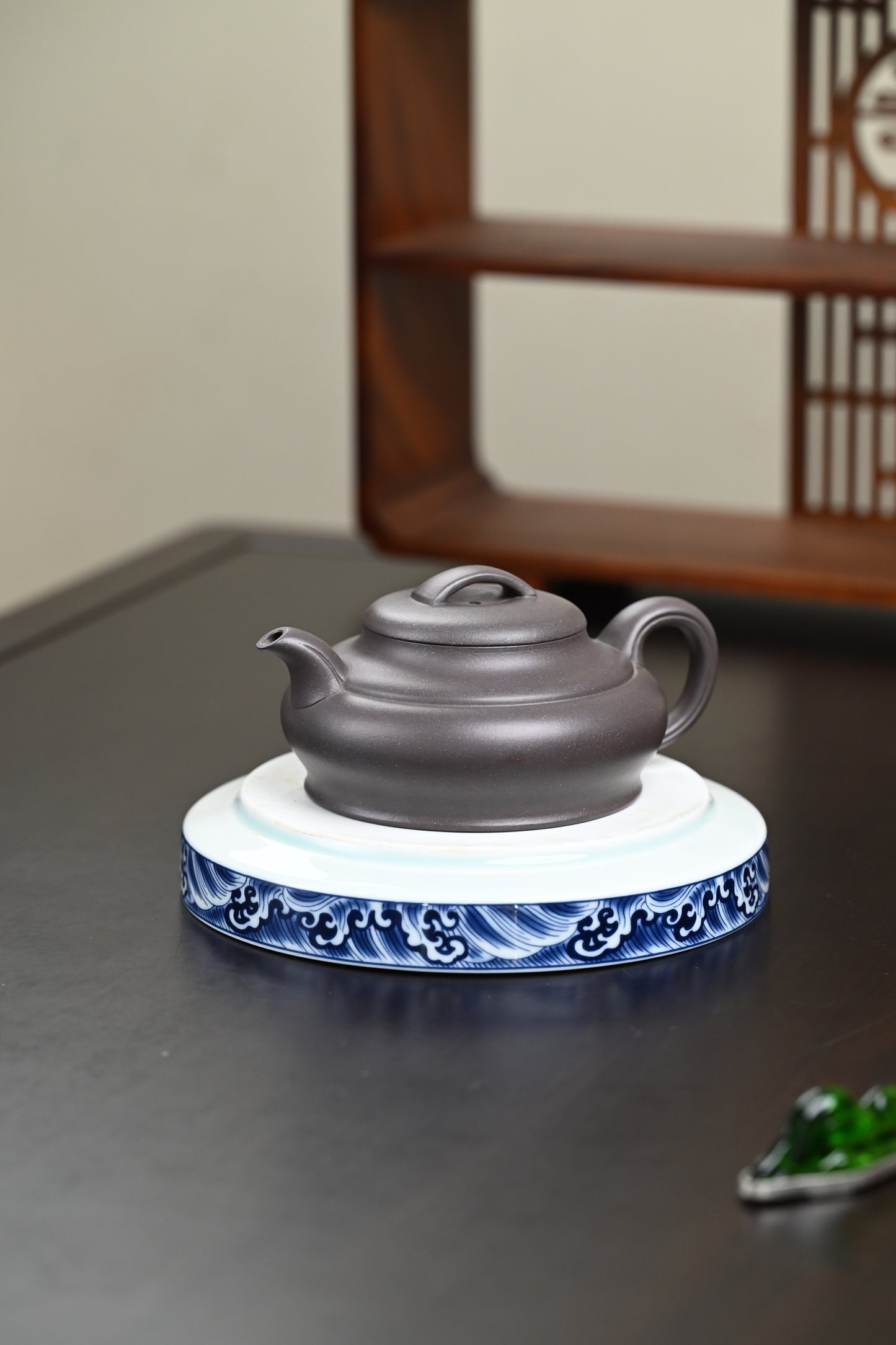 双研高 『础瓢』 一厂黑料·容量280cc·7孔出水·王岳龄·国家级正高级工艺美术师