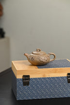 双研高 『隐龙·供春』 芝麻段·柴烧·容量200cc·9孔出水·内推·王岳龄·国家级正高级工艺美术师
