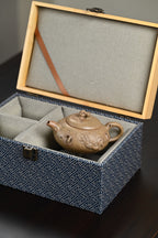 双研高 『隐龙·供春』 芝麻段·柴烧·容量200cc·9孔出水·内推·王岳龄·国家级正高级工艺美术师