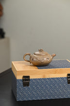 双研高 『隐龙·供春』 芝麻段·柴烧·容量200cc·9孔出水·内推·王岳龄·国家级正高级工艺美术师