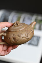 双研高 『隐龙·供春』 芝麻段·柴烧·容量200cc·9孔出水·内推·王岳龄·国家级正高级工艺美术师