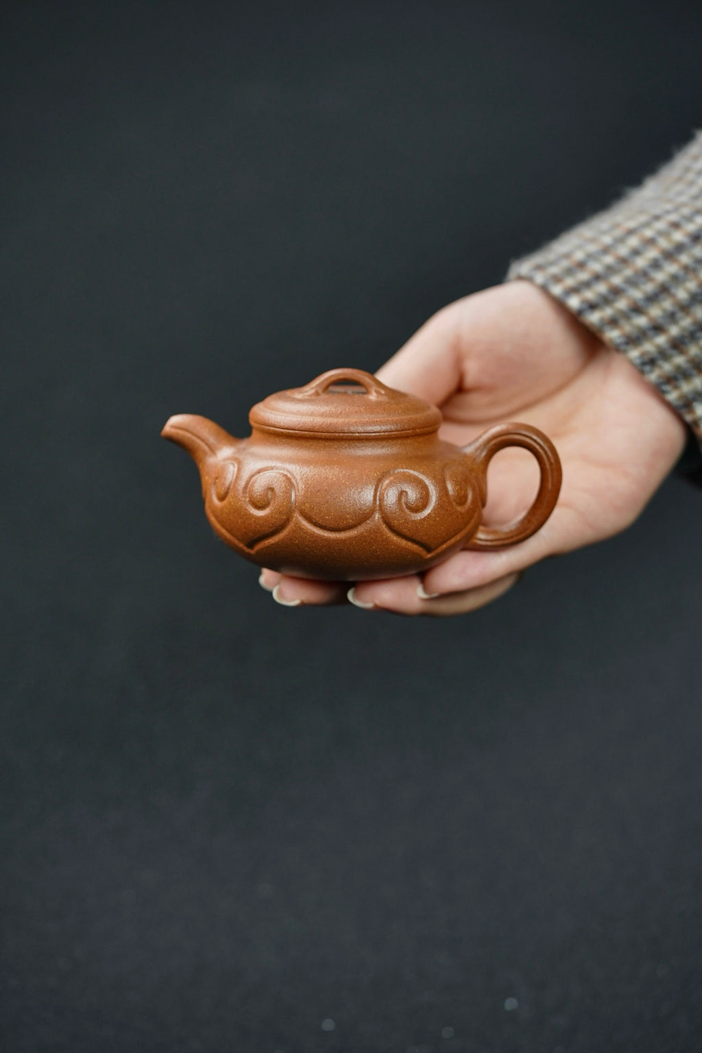 小仿古如意·慕古把玩·100cc 原矿顶级金降坡料 慕古润泽