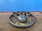 《景舟石瓢套壶：品质之选 限时特惠》全手工泥绘，匠心凝聚，艺术传承