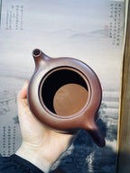 国工佳作【天际】 泥料：原矿龙血砂 450cc 作者：钱云娇 国家级工艺美术师