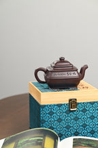 新品· 『一片冰心』 一厂老紫泥·容量400cc·16孔出水·史志洪 国家级高级工艺美术师