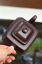 新品· 『一片冰心』 一厂老紫泥·容量400cc·16孔出水·史志洪 国家级高级工艺美术师