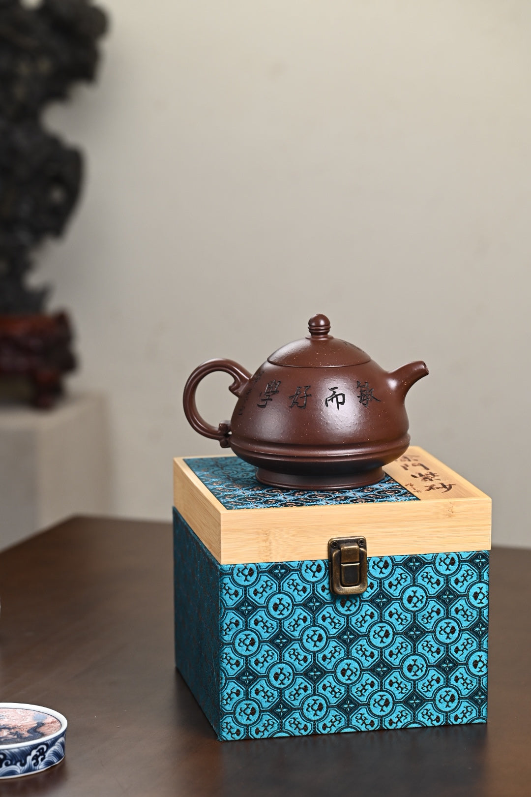 『玉笠』 一厂老紫泥·容量550cc·14孔出水·史志洪 国家级高级工艺美术师