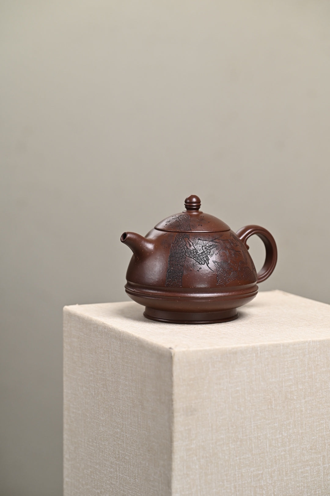 『玉笠』 一厂老紫泥·容量550cc·14孔出水·史志洪 国家级高级工艺美术师