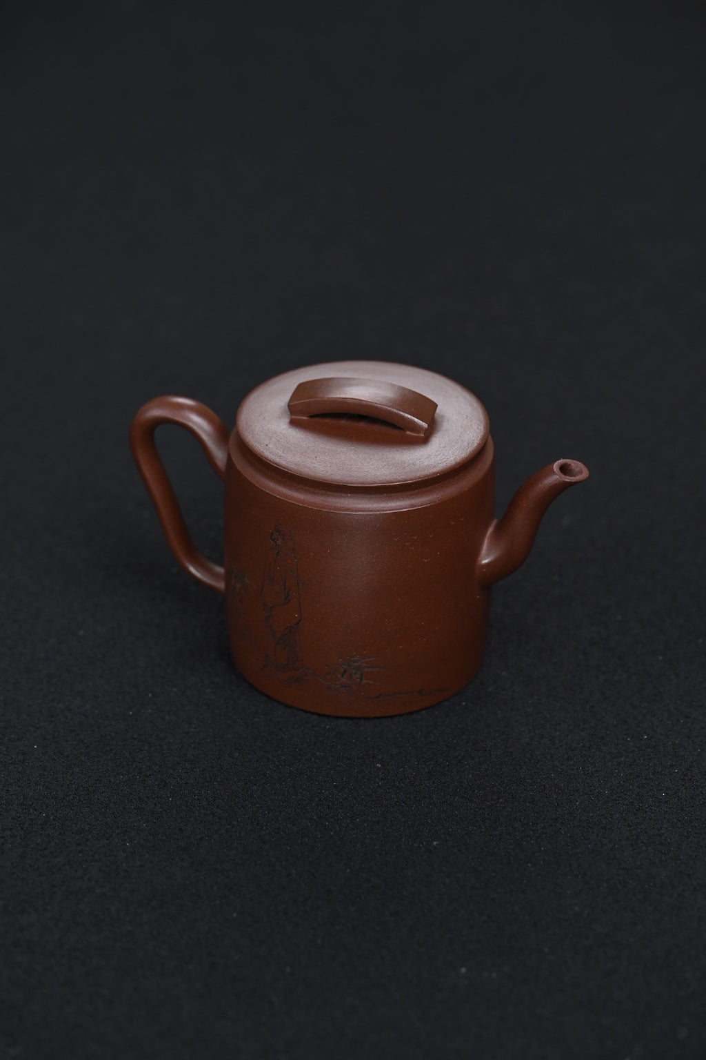 "Gaohan Tile" First Factory Old Purple Clay · Capacity 350cc · 7 Hole Water Outlet · Inner Push · Shi Zhihong National Level Senior Craft Artist - ZishaTeapotChina