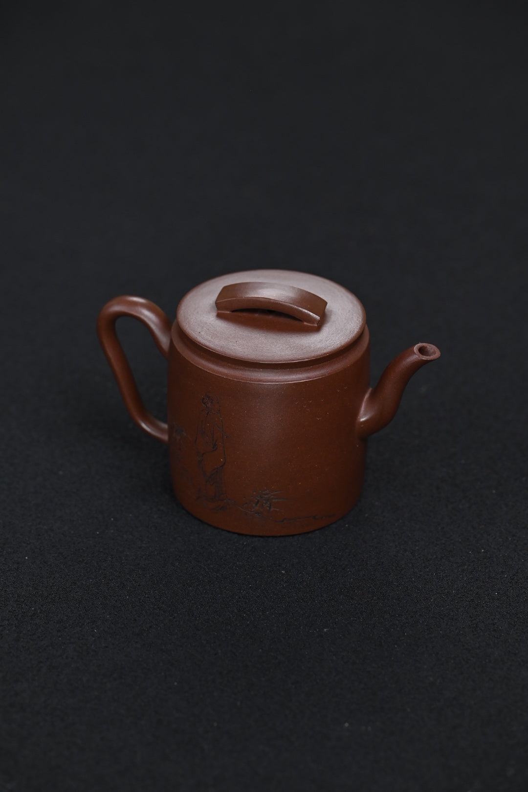 "Gaohan Tile" First Factory Old Purple Clay · Capacity 350cc · 7 Hole Water Outlet · Inner Push · Shi Zhihong National Level Senior Craft Artist - ZishaTeapotChina
