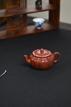 『筋纹菱花』 底槽青·容量320cc·9孔出水·史志洪 国家级高级工艺美术师 - ZishaTeapotChina