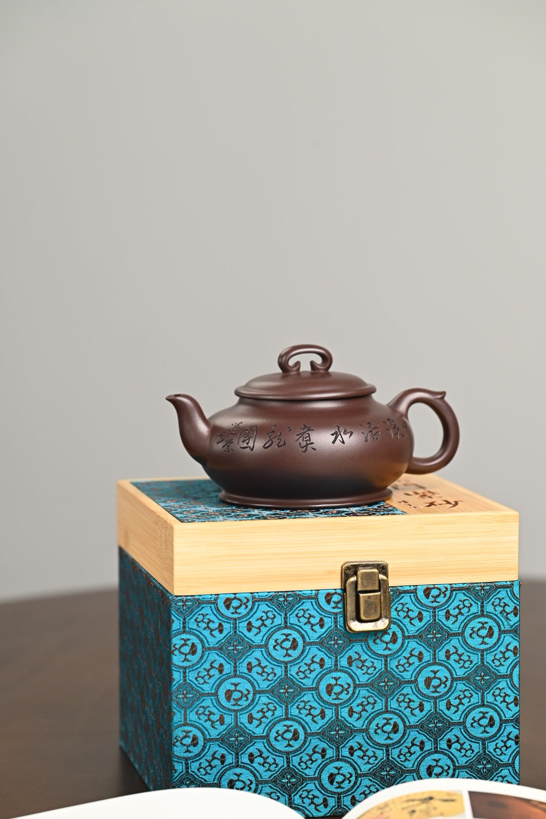 国家级高级工艺美术师 『如意』 一厂老紫泥·容量350cc·14孔出水·史志洪