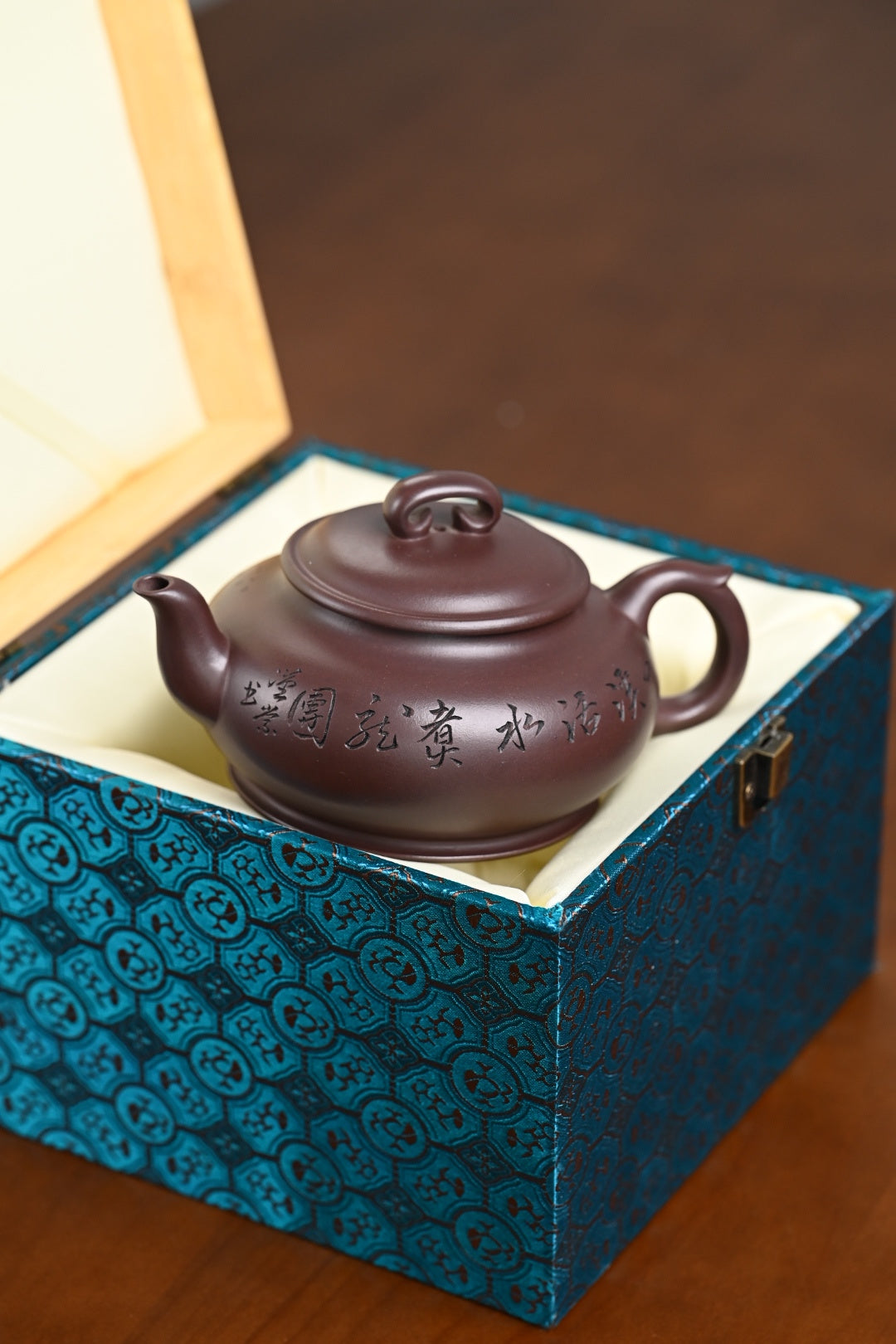 国家级高级工艺美术师 『如意』 一厂老紫泥·容量350cc·14孔出水·史志洪