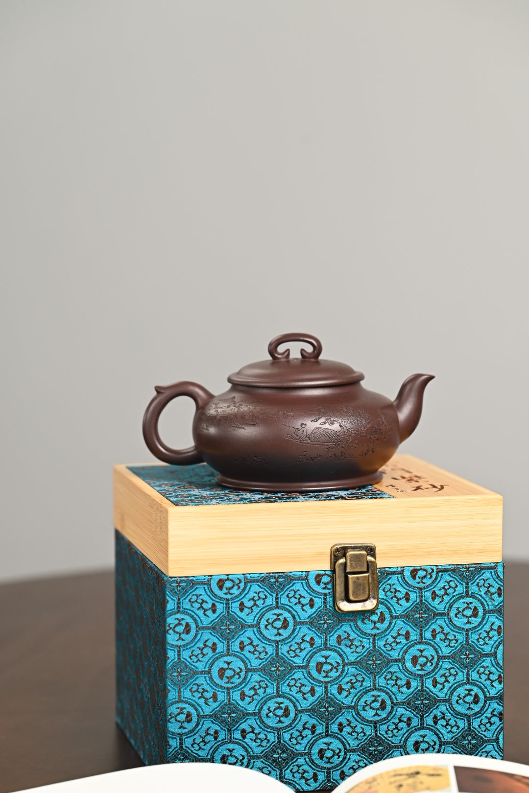 国家级高级工艺美术师 『如意』 一厂老紫泥·容量350cc·14孔出水·史志洪