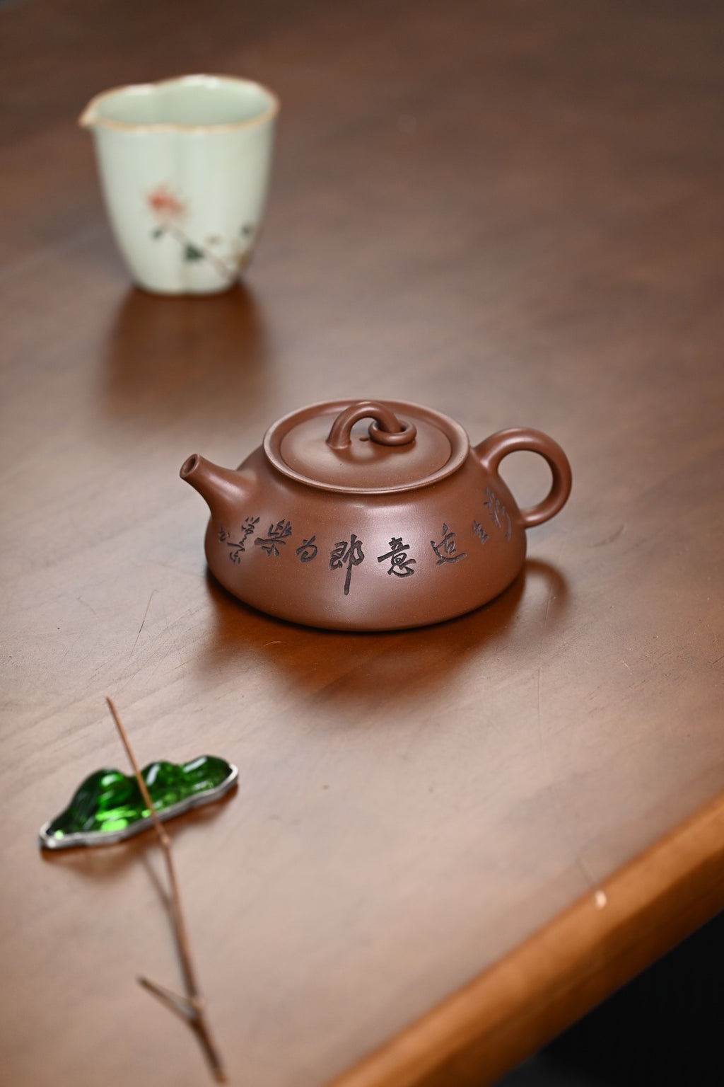 『圈钮石瓢』 文革老紫泥·容量370cc·14孔出水·史志洪 国家级高级工艺美术师 - ZishaTeapotChina