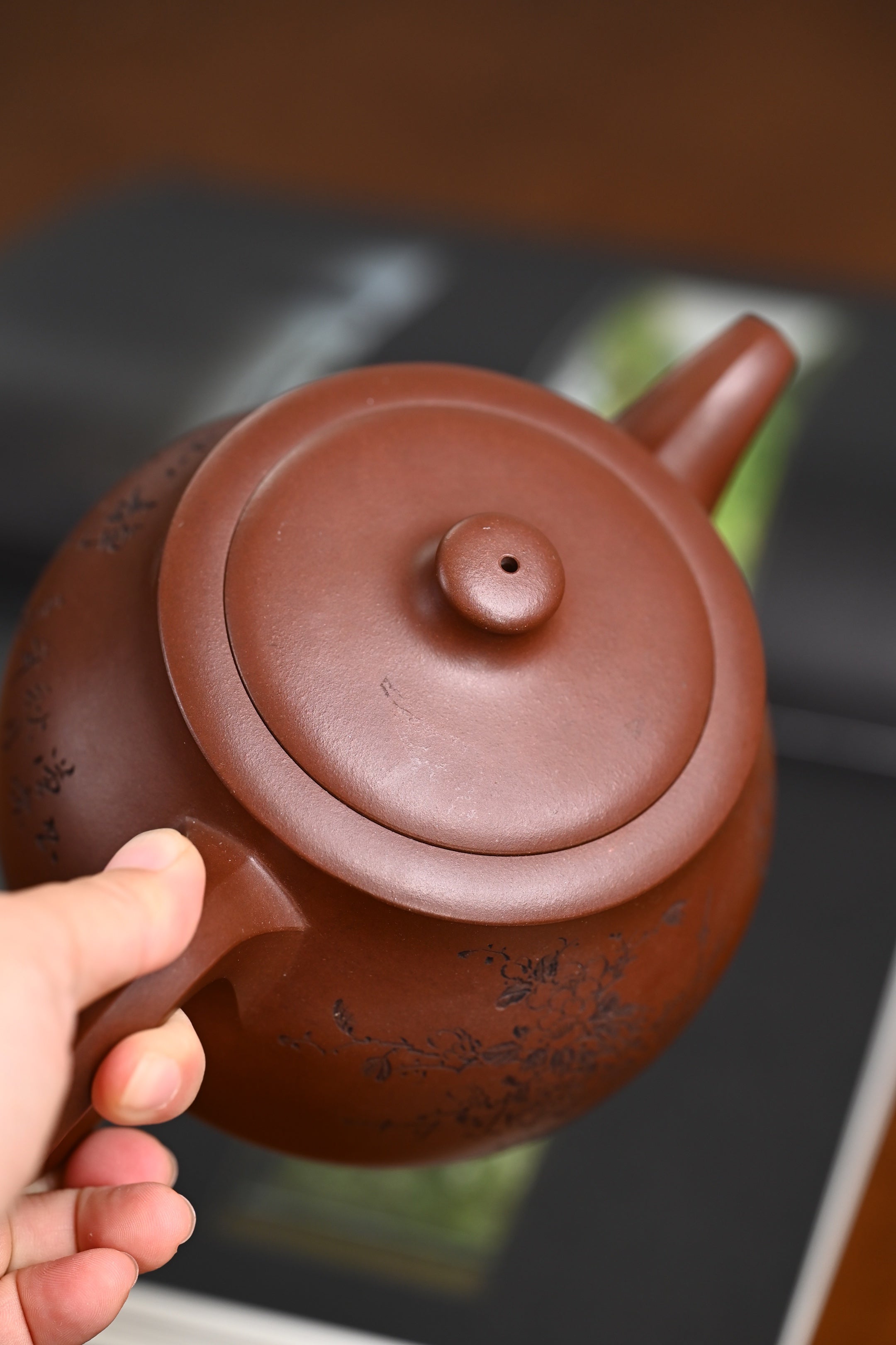 『井栏』 一厂老紫泥·容量640cc·26孔出水·史志洪 国家级高级工艺美术师