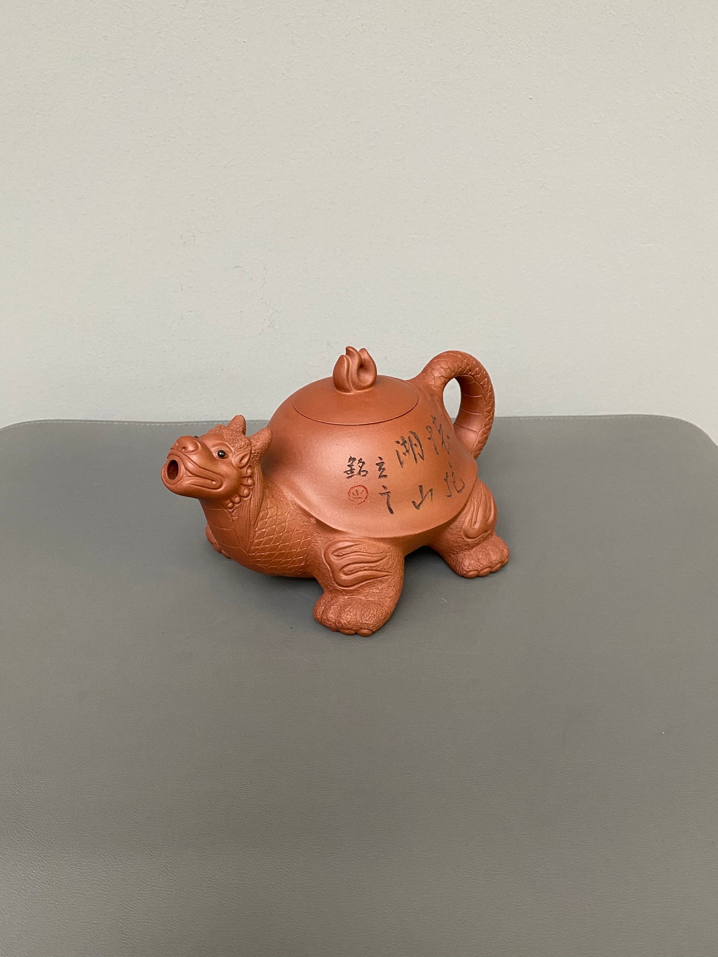 储立之大师｜中国陶瓷艺术终身成就奖获得者｜典藏重器【龙龟壶】原矿优质特级紫泥·450cc