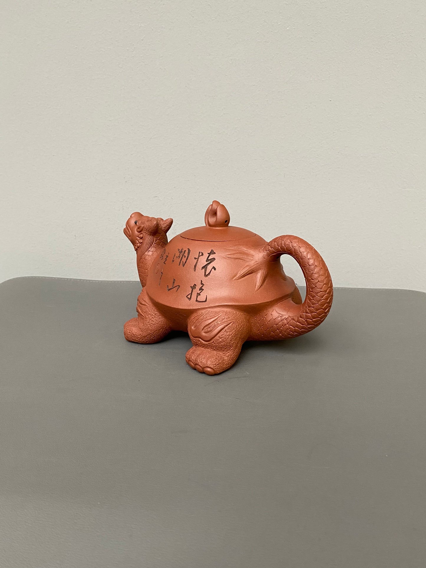 储立之大师｜中国陶瓷艺术终身成就奖获得者｜典藏重器【龙龟壶】原矿优质特级紫泥·450cc