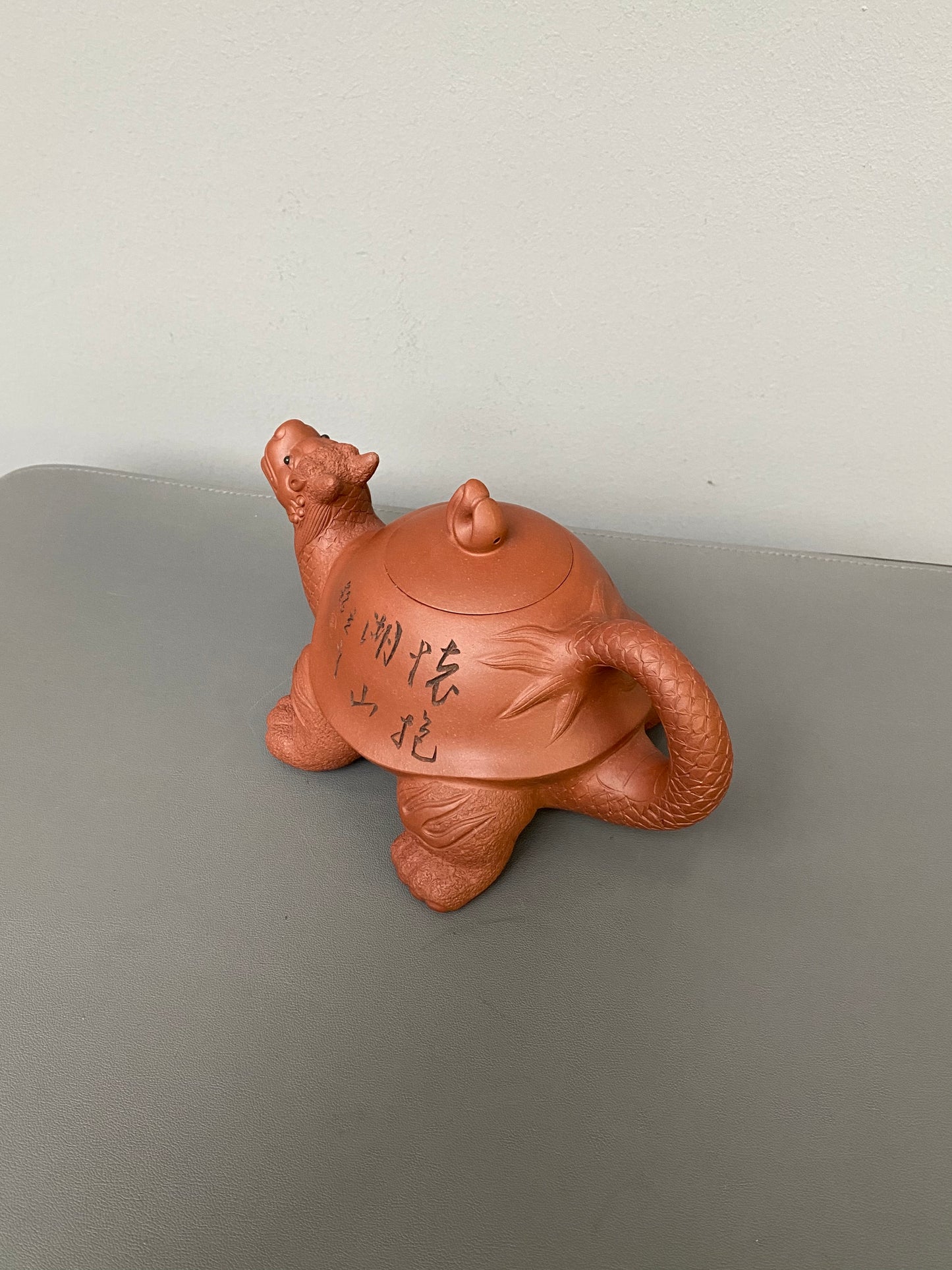 储立之大师｜中国陶瓷艺术终身成就奖获得者｜典藏重器【龙龟壶】原矿优质特级紫泥·450cc