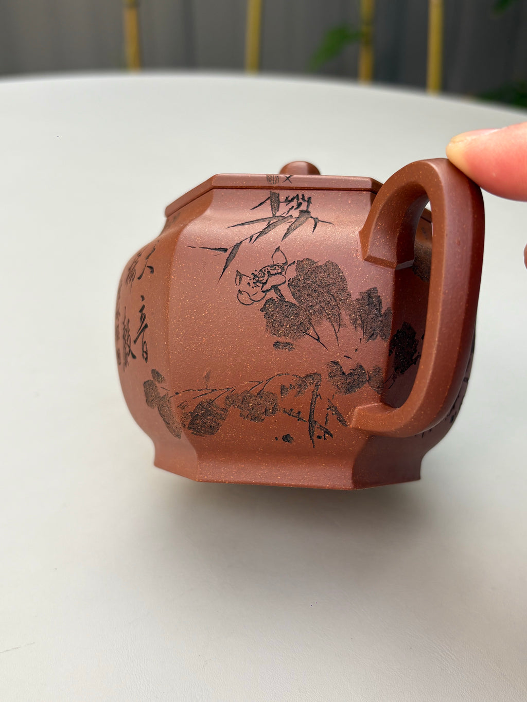 宏林山水·礼藏天下｜陈宏林大师传世巅峰臻品【六方荷韵壶】原矿极品老段泥·280cc