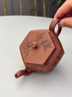 宏林山水·礼藏天下｜陈宏林大师传世巅峰臻品【六方荷韵壶】原矿极品老段泥·280cc