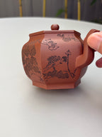 宏林山水·礼藏天下｜陈宏林大师传世巅峰臻品【六方荷韵壶】原矿极品老段泥·280cc