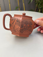 宏林山水·礼藏天下｜陈宏林大师传世巅峰臻品【六方荷韵壶】原矿极品老段泥·280cc